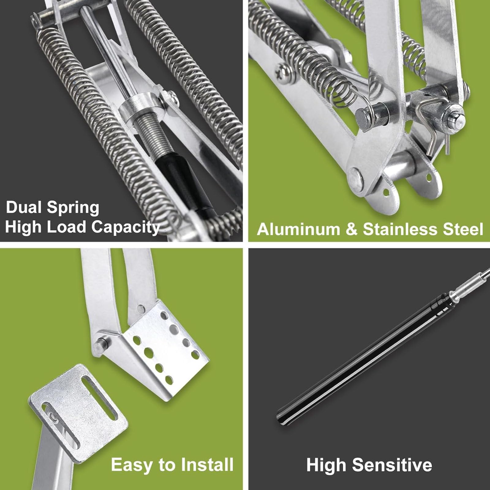 Yziixi temperature-sensitive vent opener regulates greenhouse temperature automatically.