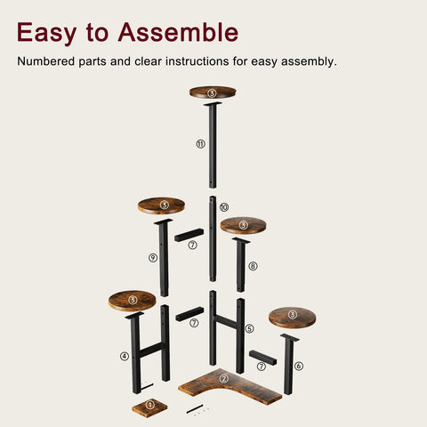 Yzosvki simple, tool-free setup guided by included instructions