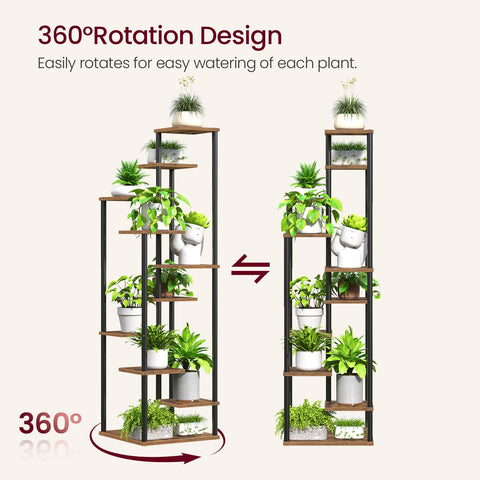 Yzosvki waterproof and rust-proof stand protects plants in varied environments.