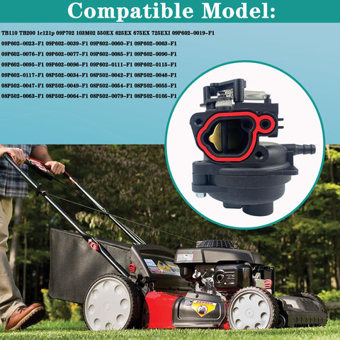 YzusGomumu carburetor kit spark plug image emphasizes reliable ignition.