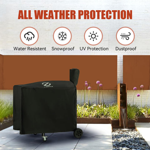 Z GRILLS UV fade-resistant fabric detail keeps color vibrant over time.
