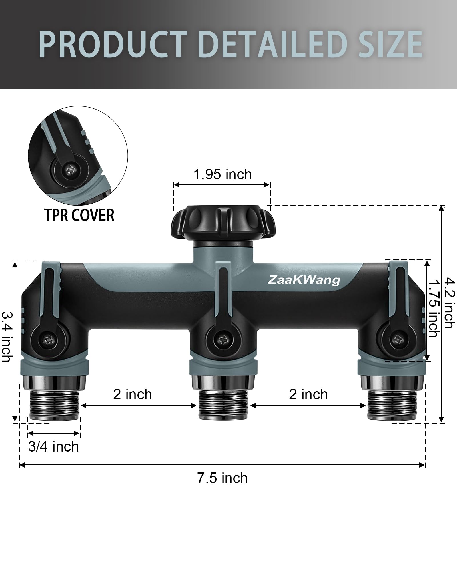 ZaakWang 360-degree rotating connector eases hose routing