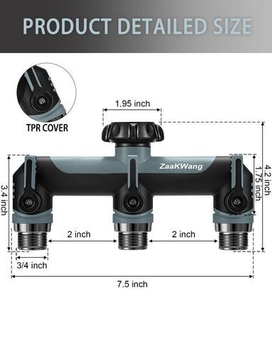ZaakWang 360-degree rotating connector eases hose routing
