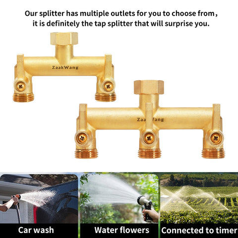 ZaakWang durable brass construction resists weather and daily use.