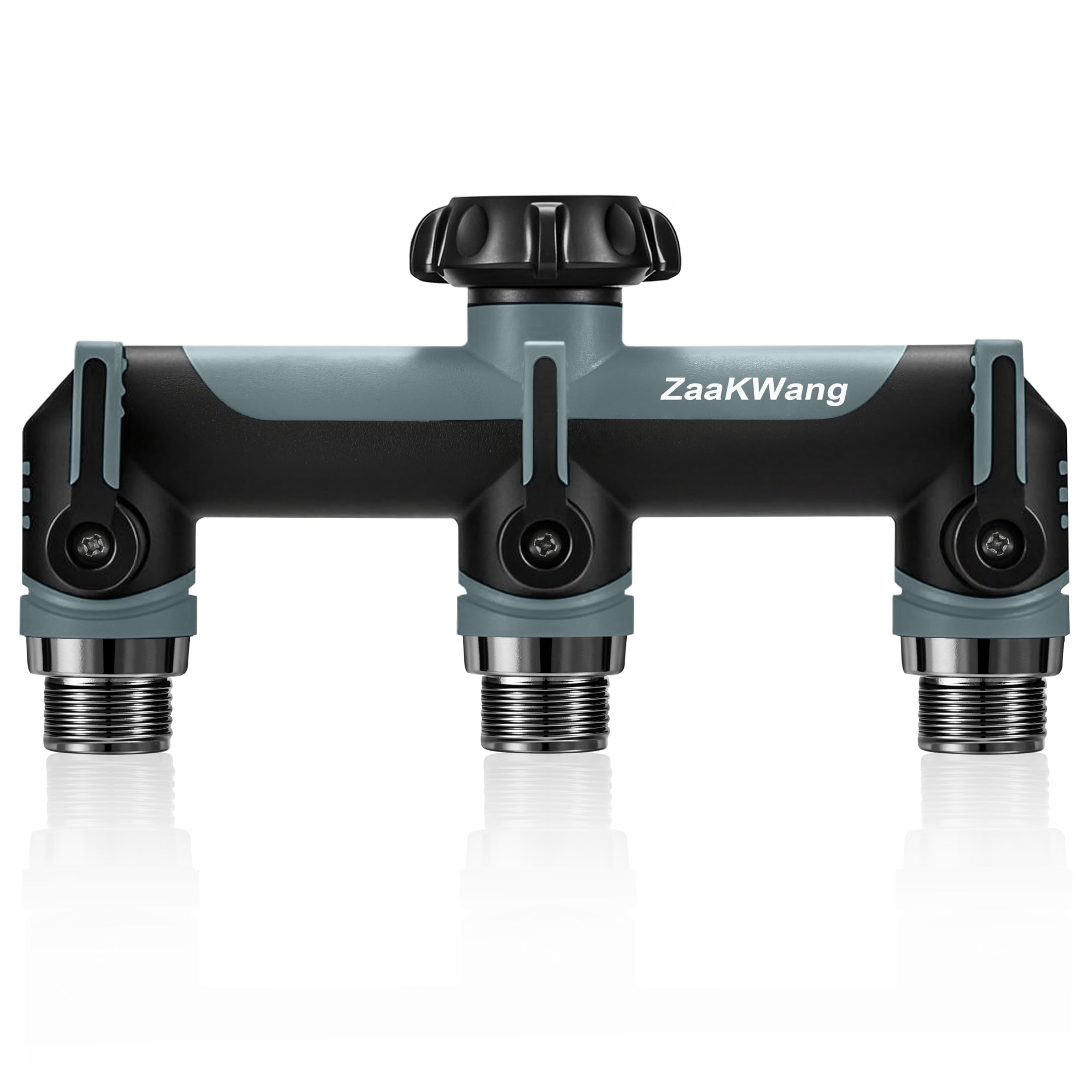 ZaakWang garden hose splitter 3way assembly for multitasking watering tasks