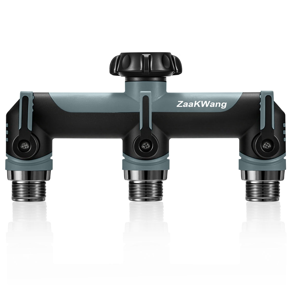 ZaakWang garden hose splitter 3way assembly for multitasking watering tasks