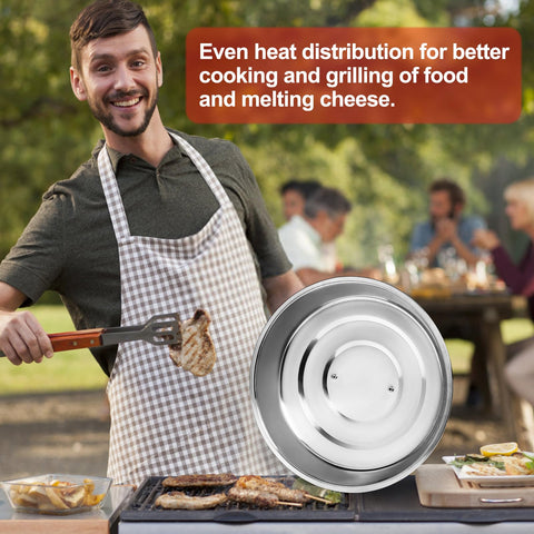 Zacfton dome with heat-proof handle, safe daily use.