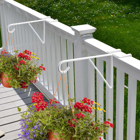 Zacool fence hooks with rust-proof coating resists weather for long-lasting outdoor use.