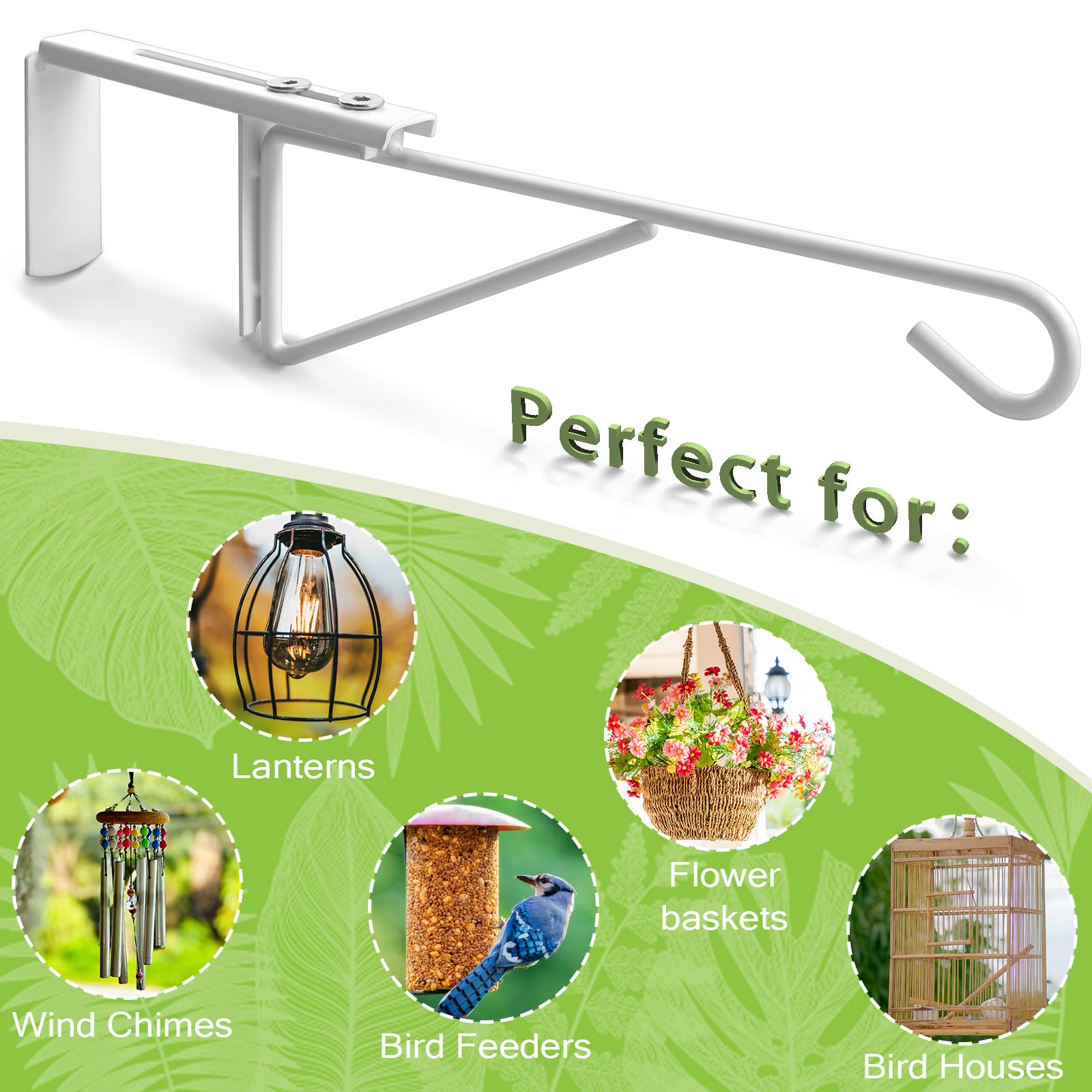 Zacool load-bearing fence hanger supporting up to 25 pounds