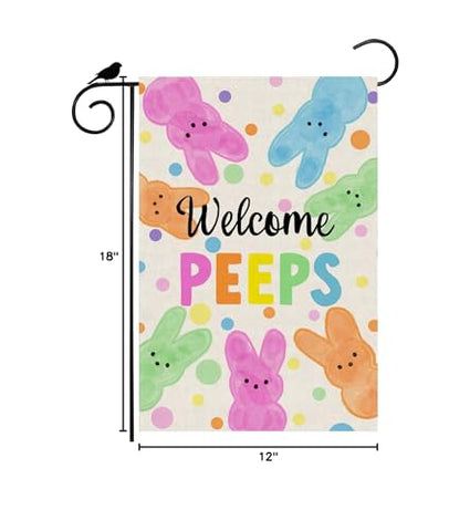 ZAEW colorful dots flag art enhances garden ambiance and seasonal welcome.