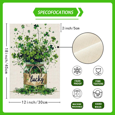ZAEW flag made of jute material designed for wind resistance and durability