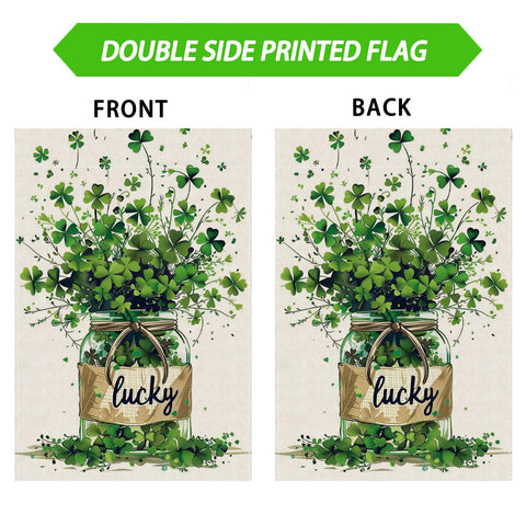 ZAEW outdoor flag for festive St. Patrick's Day display on outdoor spaces