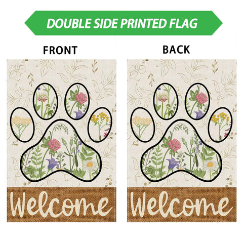 ZAEW premium jute garden flag blends natural texture with durability.
