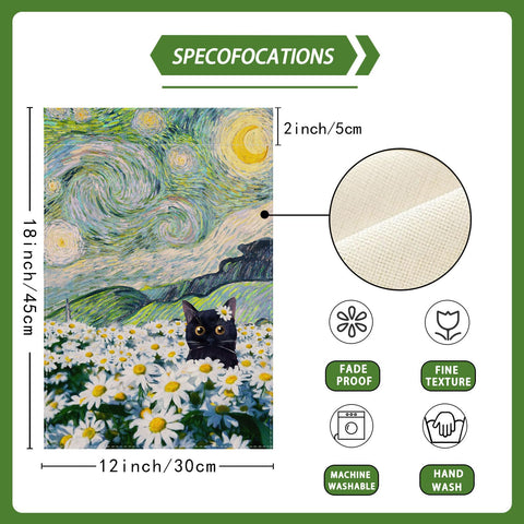 ZAEW premium jute yard flag offers natural texture and durability.