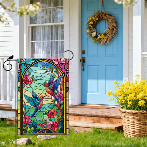 ZAEW flag vivid colors enhance garden visuals and curb appeal.