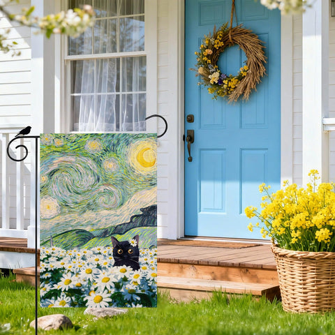ZAEW spring garden flowers flag adds vibrant curb appeal.