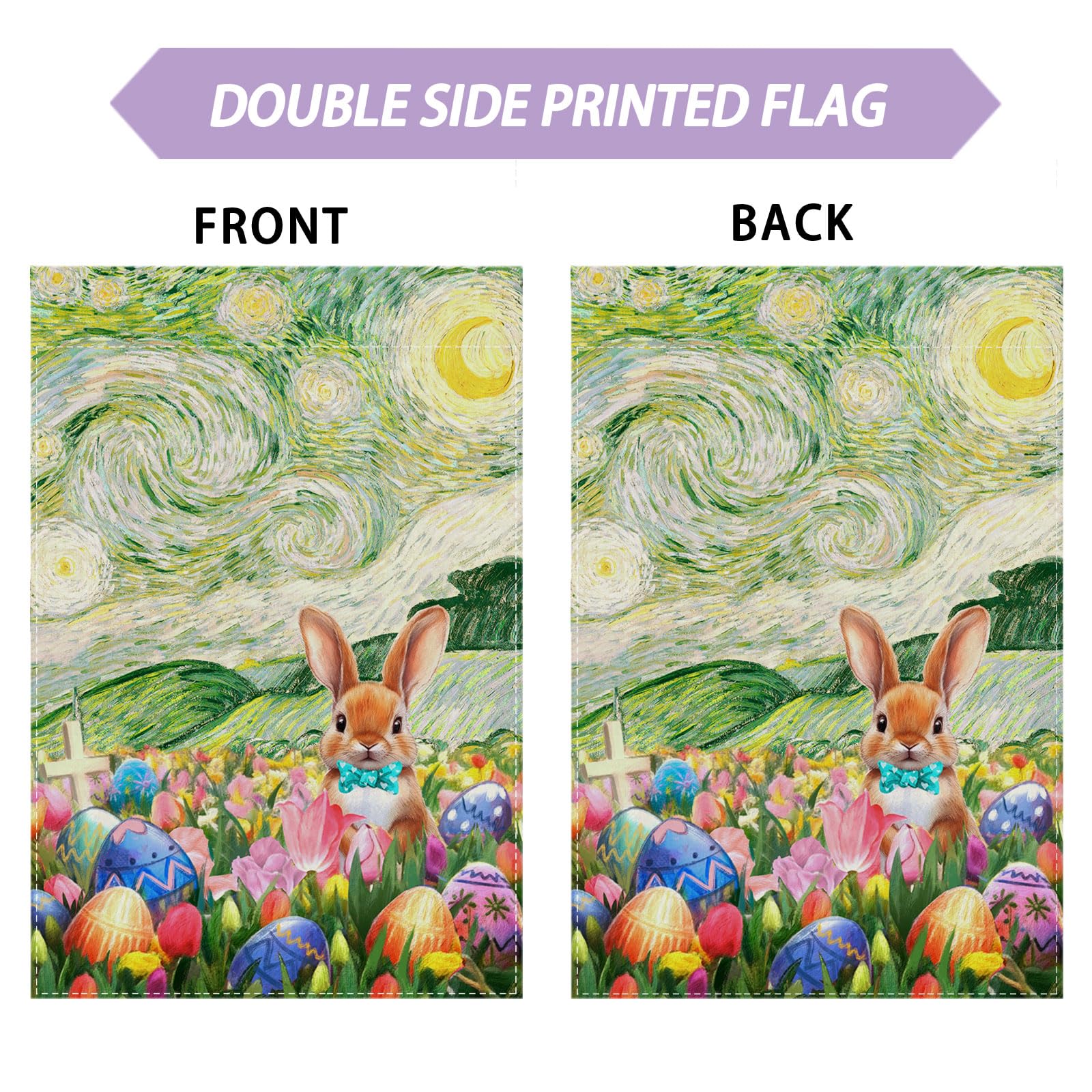 ZAEW spring garden flag motif ideal for seasonal gatherings.