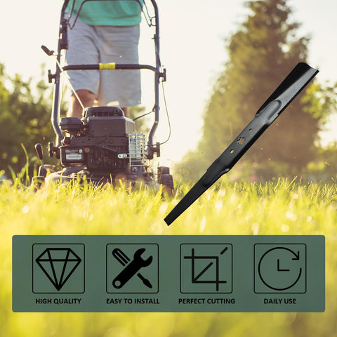 ZALANA 21-1/4-inch blades with center hole ensure precise fit.