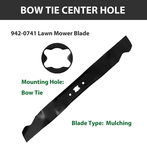 21-inch deck mulching blade edge by ZALANA for even cuts