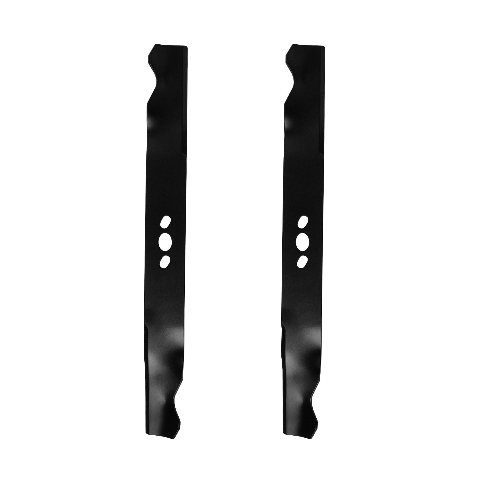 ZALANA 21-inch replacement blade close-up showing durable mulching edge.