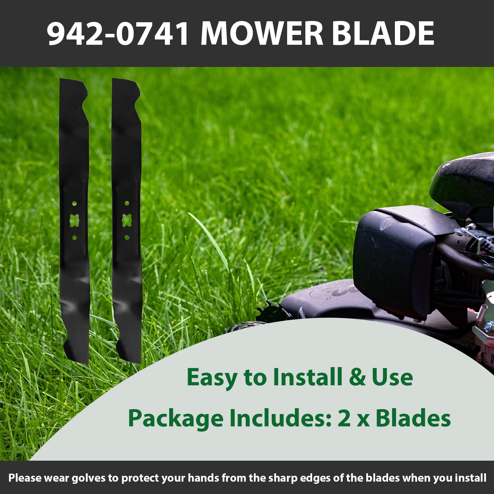 ZALANA blade fitment and model compatibility for Troy-Bilt Craftsman Cub Cadet