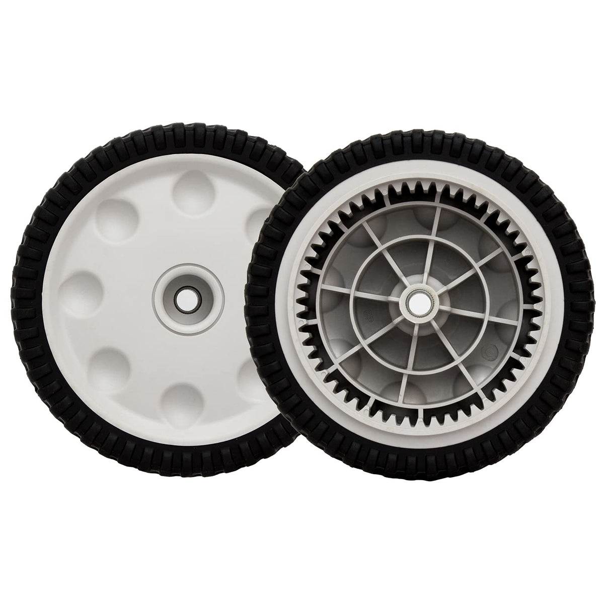 ZALANA front drive wheels (8in) for Troy-Bilt TB210 improve traction and mowing control.