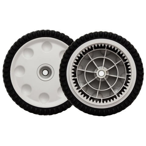 ZALANA front drive wheels (8in) for Troy-Bilt TB210 improve traction and mowing control.