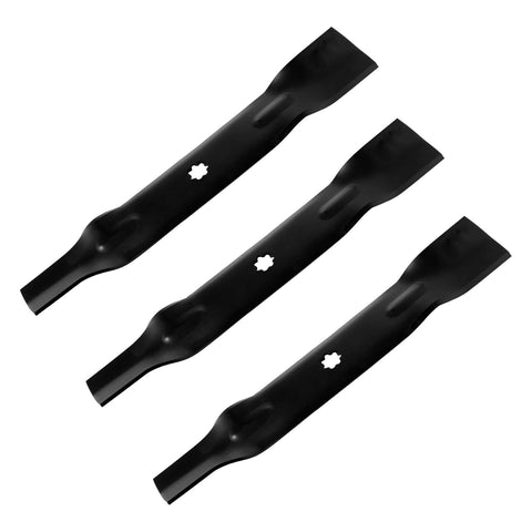 Zalana high-lift blades for 48-inch deck, three-pack, durable and precise