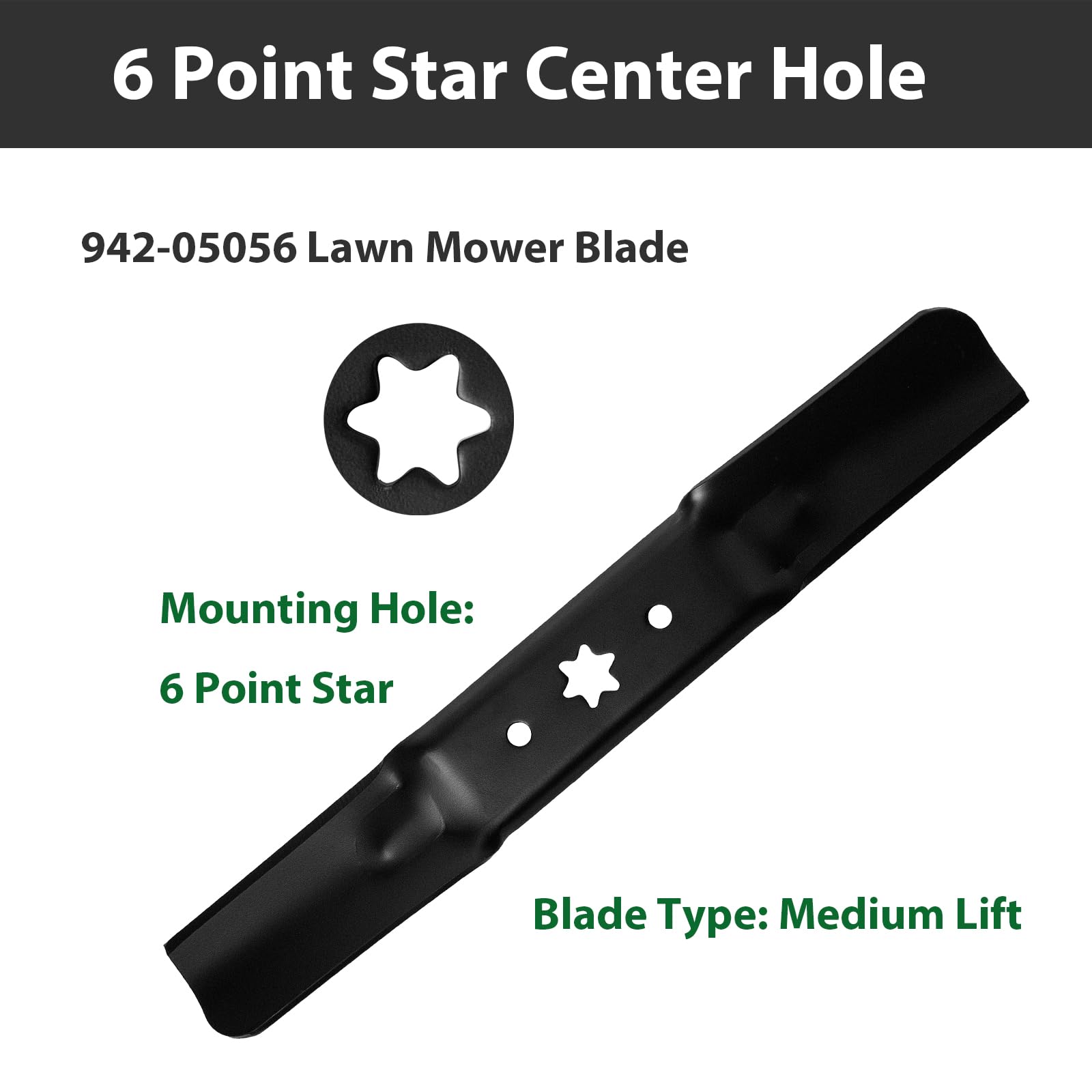ZALANA 54-inch center-hole view shows broad compatibility with models.