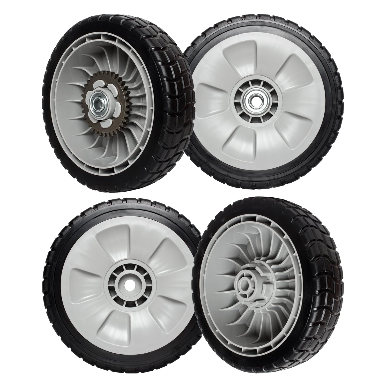 ZALANA rear wheel 8in replacement with metal gear for better traction.