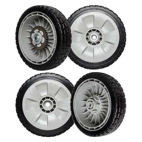 ZALANA rear wheel 8in replacement with metal gear for better traction.