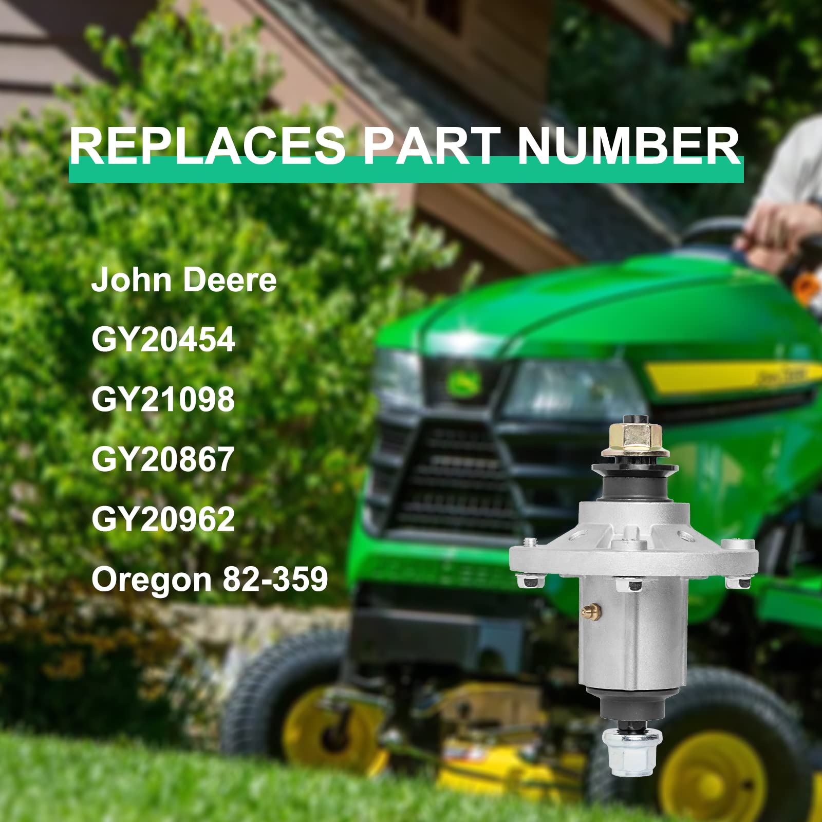ZALANA spindle package includes bolts, nuts, and grease fitting