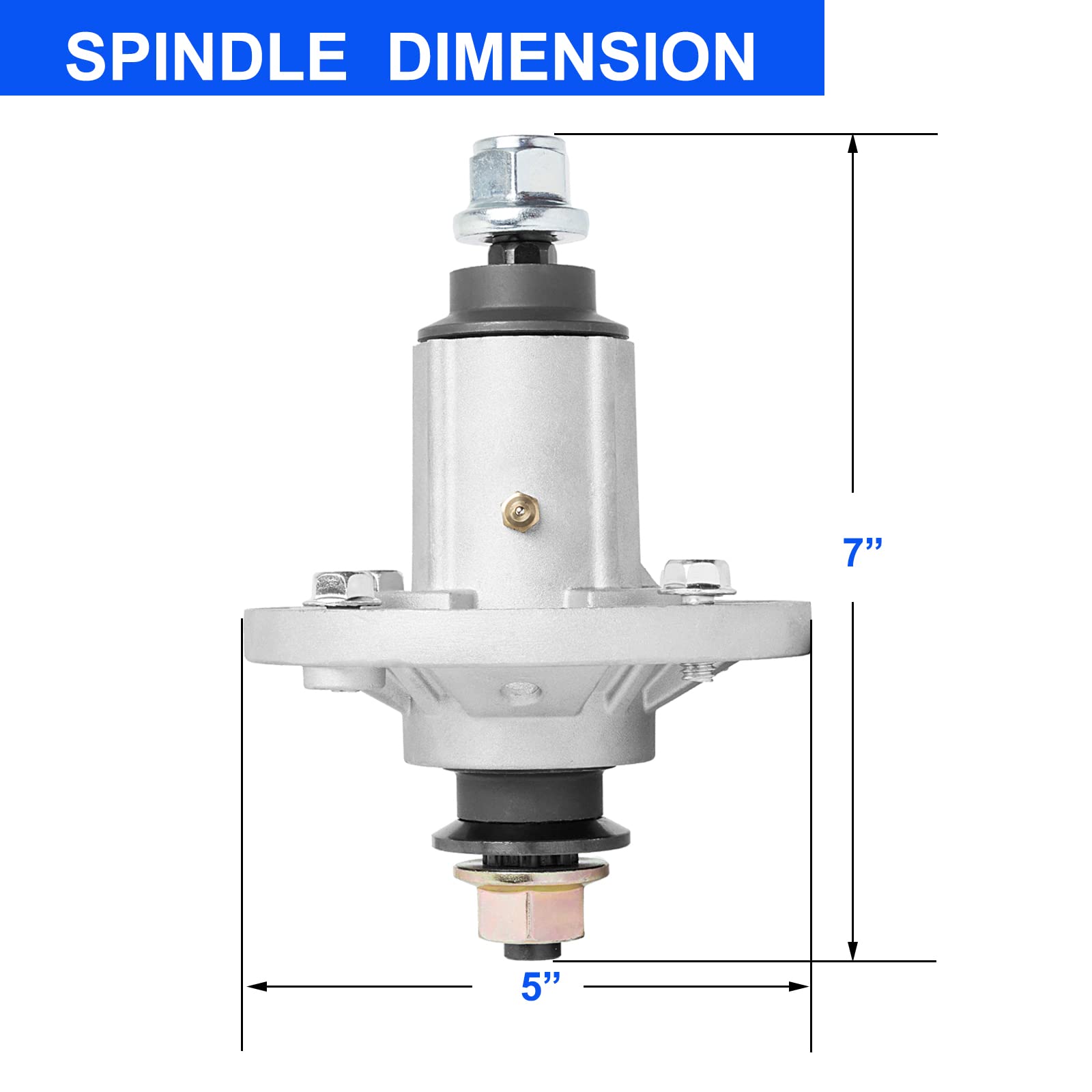 ZALANA pre greased spindle with side grease fitting for maintenance