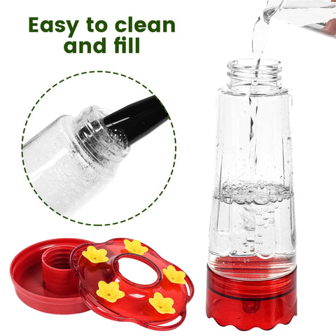 Zamelane 2-pack hummingbird feeders for outdoor use