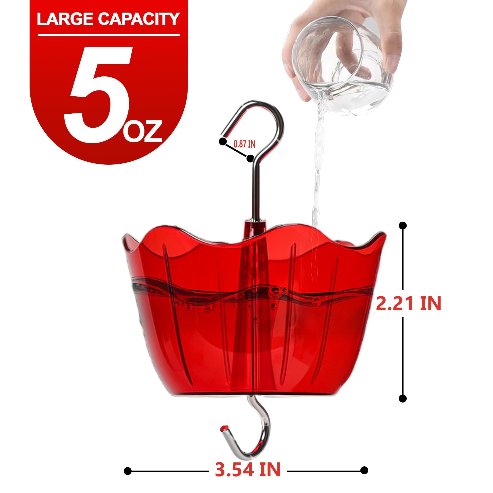 Zamelane ant moat hanging assembly showing easy installation on tree or hook for outdoor use