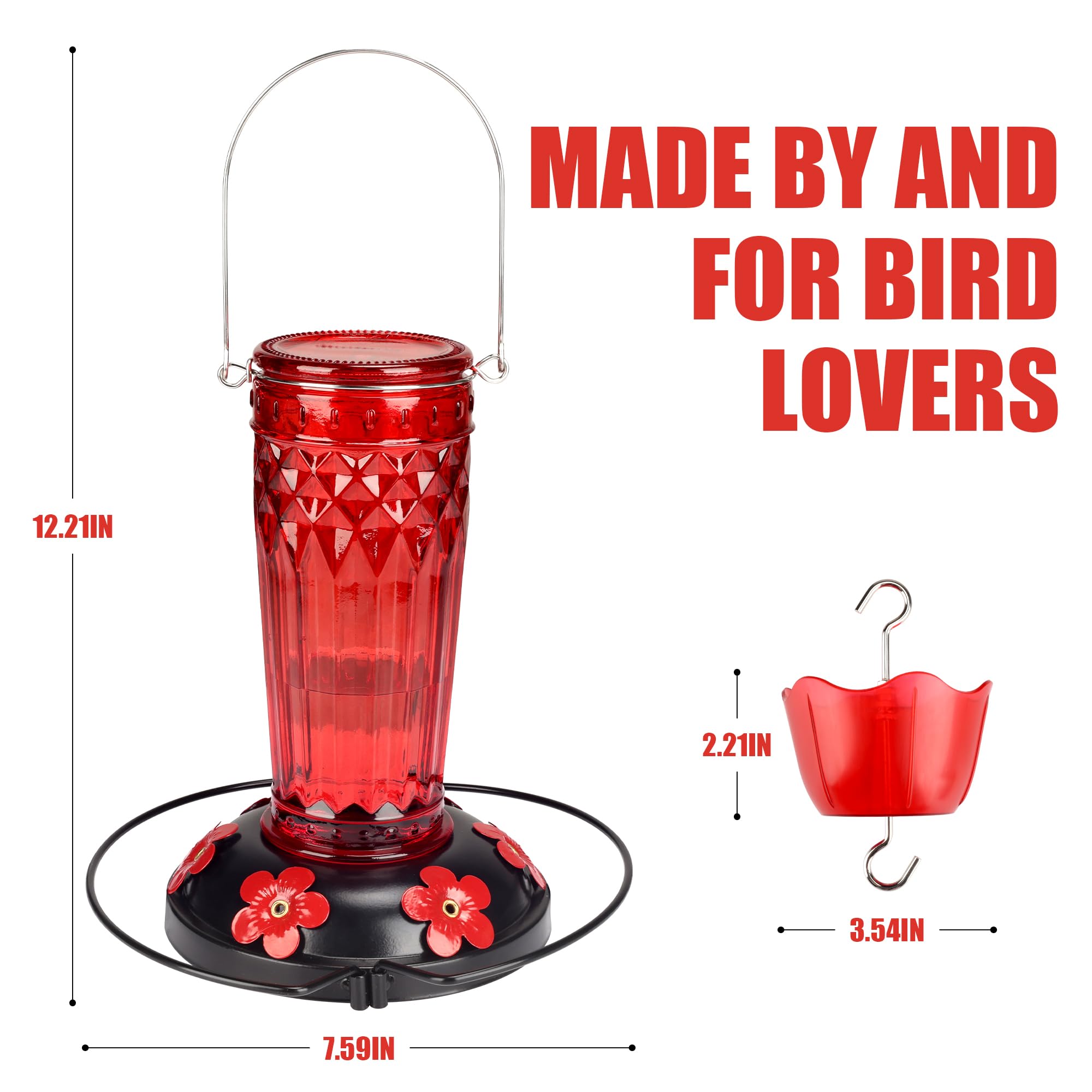 Zamelane leak-proof design ensures nectar stays secure.