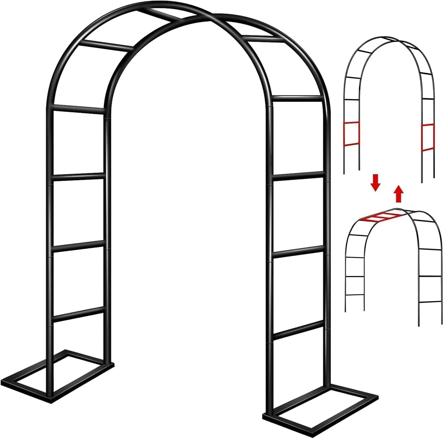ZANGEROI garden arch trellis supports climbing plants for a natural focal point