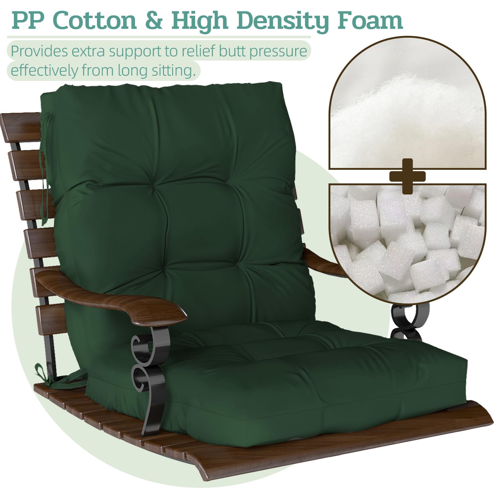Zanwu Hwyd dark-green fabric closeup showing fade-resistant texture