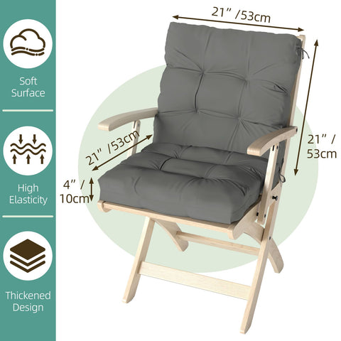 Zanwu Hwyd cushions dimensions 42x21x4 inches for standard chairs