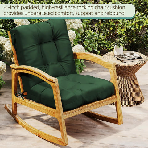 Zanwu Hwyd dining and rocking chair cushions endure outdoor use