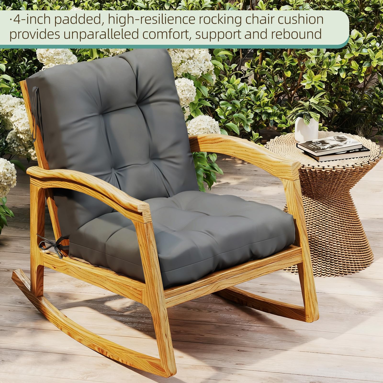 Zanwu Hwyd high-back dining chair cushions for relaxed posture