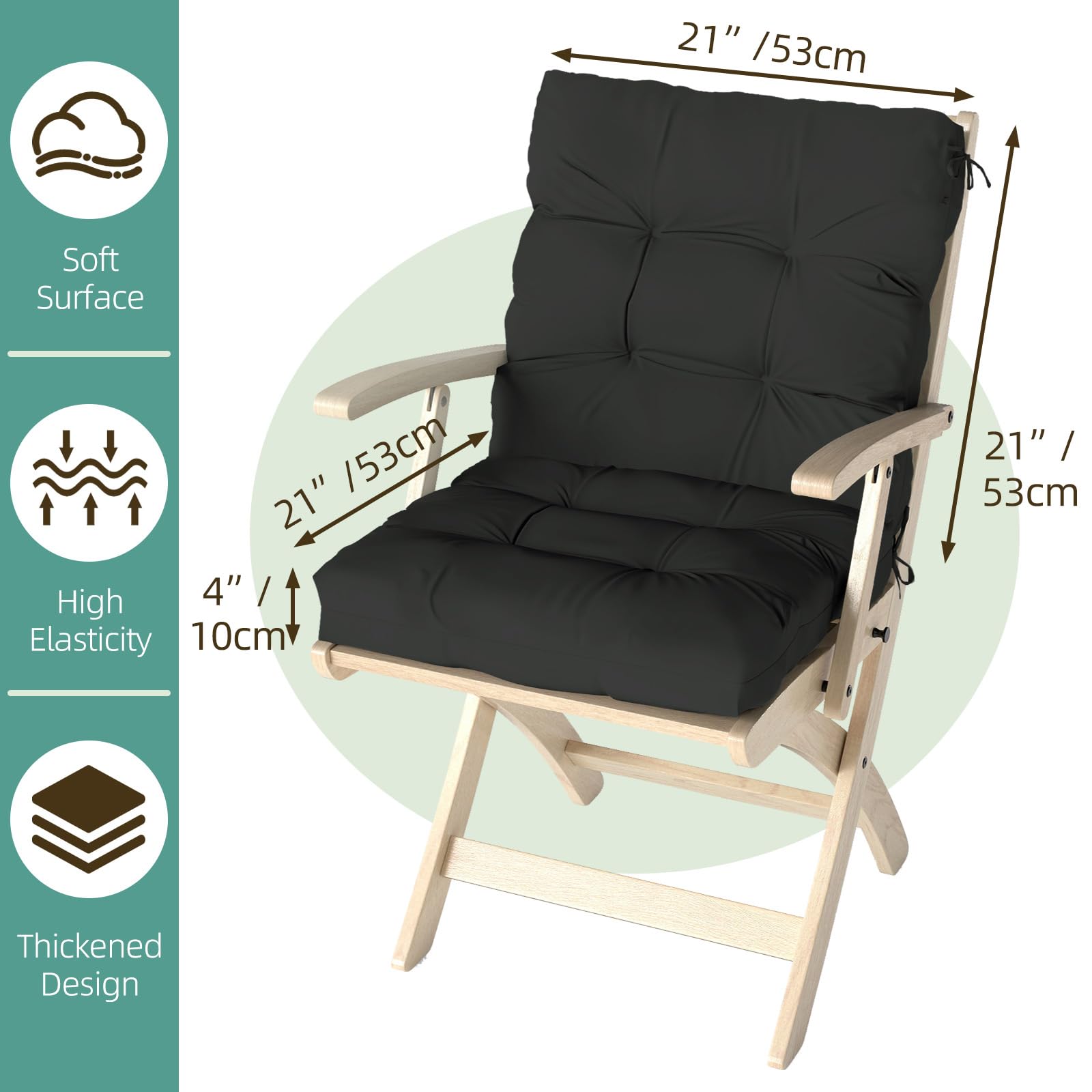 Zanwu Hwyd indoor outdoor use ideal for patios and dining chairs