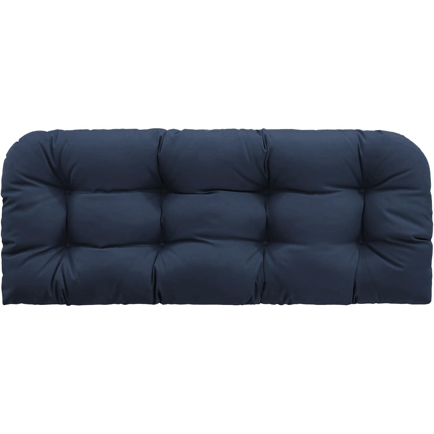 Zanwu Hwd outdoor bench cushion tufted for plush patio seating.