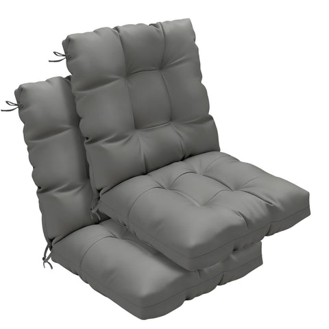 Zanwu Hwyd outdoor chair cushions 2-pack front view, ideal for patio seating