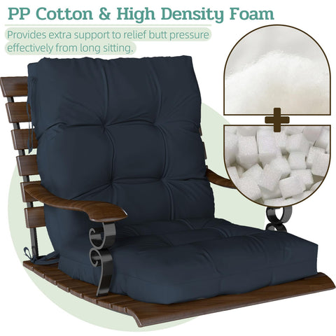 Zanwu Hwyd tie-straps closeup demonstrates easy installation on chairs