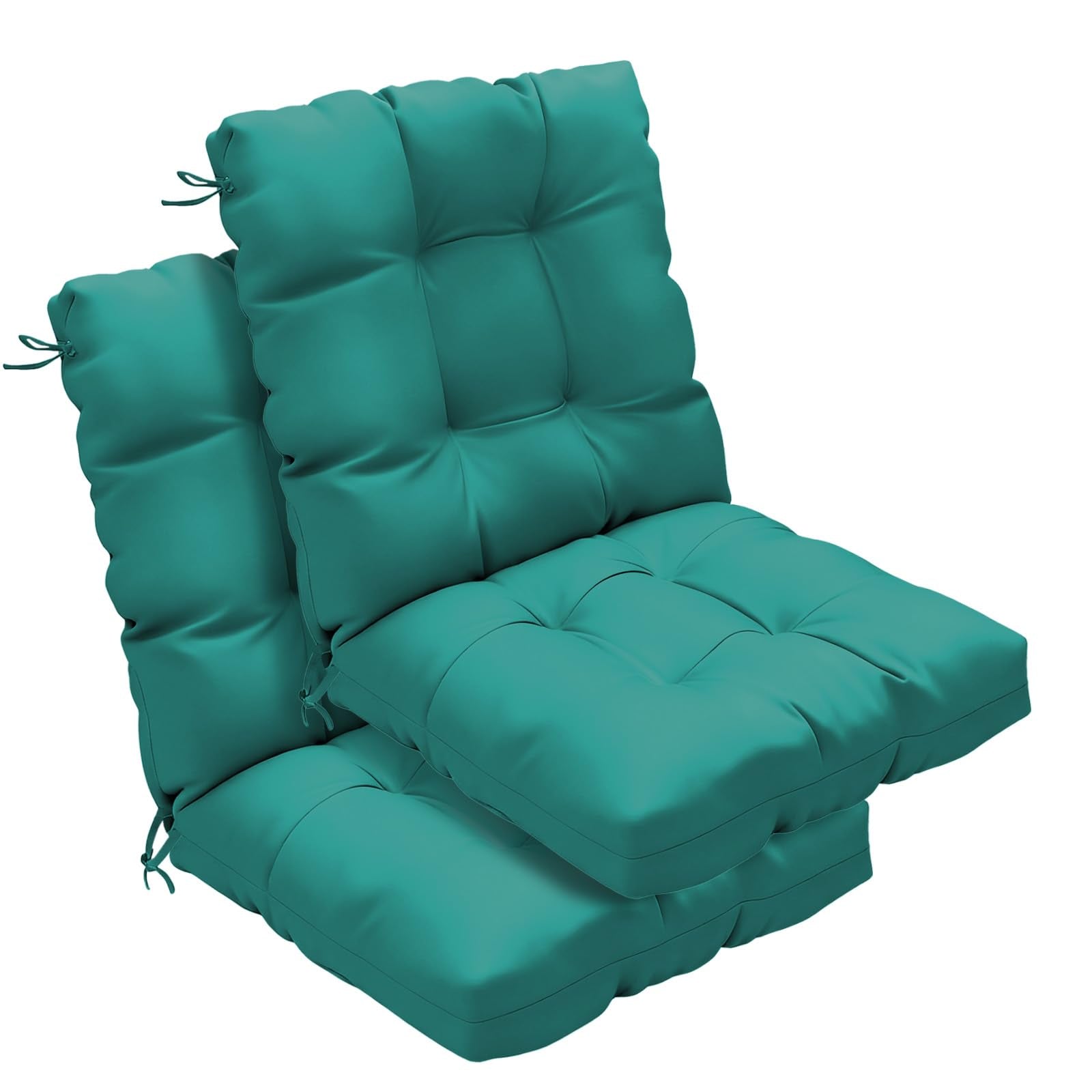 zanwu hwyd outdoor chair cushions lake blue front view for patio dining