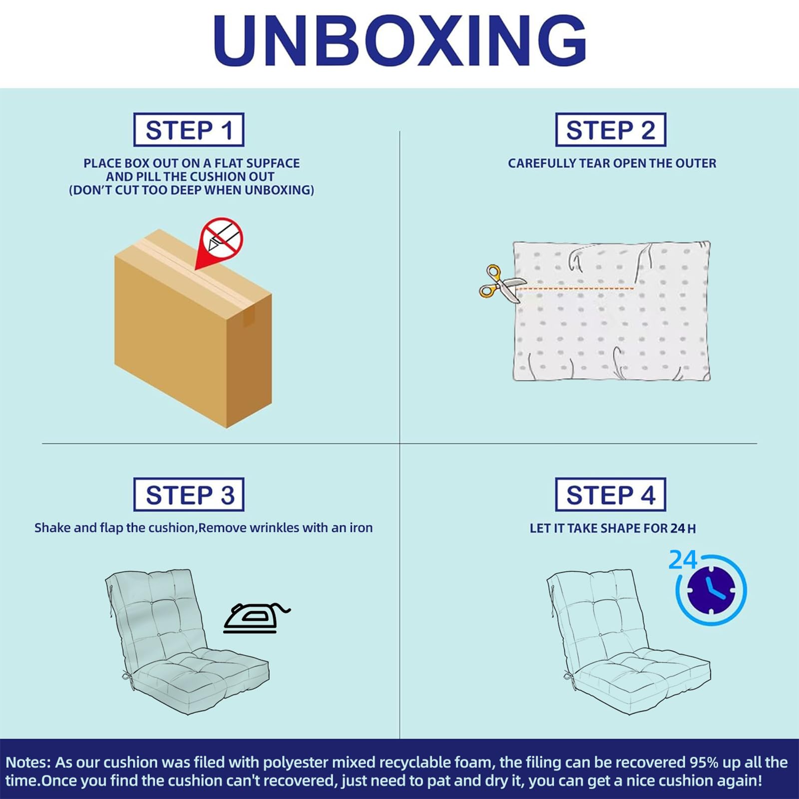 Zanwu Hwyd vacuum packaging expands to final size after opening