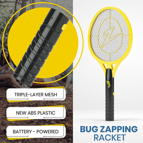 Zap It Bug Zapper Battery Included image showing two AA batteries per unit.