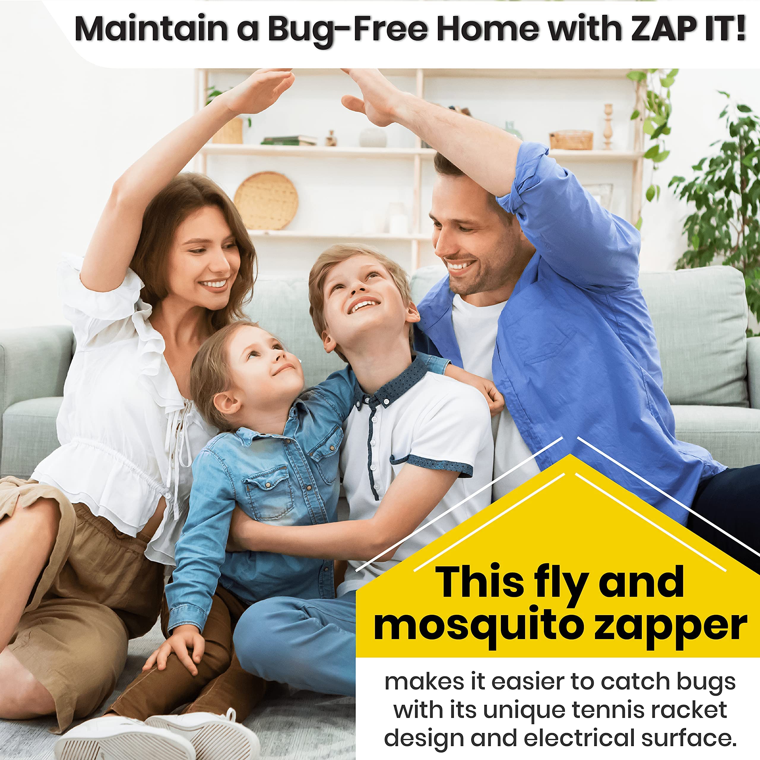 Zap It Bug Zapper Compact Design ideal for outdoor use and portability.