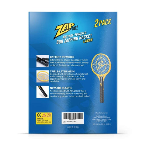 Zap It Bug Zapper Ready to Use image showing activation paper removal.